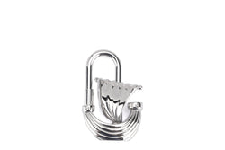 HERMES SILVER YATCH LOCK, WITH BOX