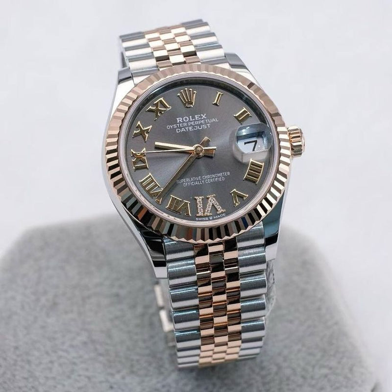 Rolex 278271 Grey dial 
Diamond VI , Half rose gold x stainless steel New 2025
