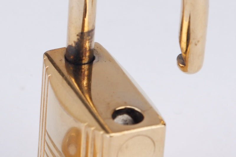 HERMES GOLD LOCK WITH 1 KEY (Ref.104), NO BOX