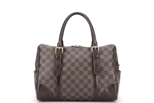 Louis Vuitton - Authenticated Berkeley Handbag - Leather White for Women, Good Condition