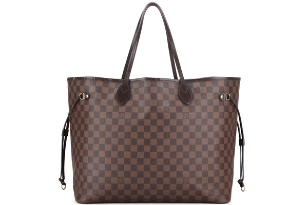 Louis Vuitton Neo Neverfull Damier Azur GM Beige Lining in Canvas/Leather  with Brass - US