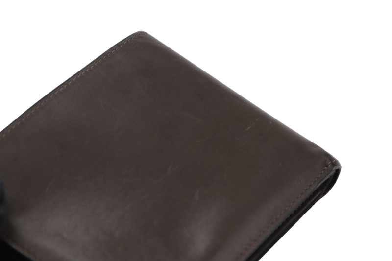 HERMES BIFOLD WALLET CALFSKIN (STAMP T) WITH BOX