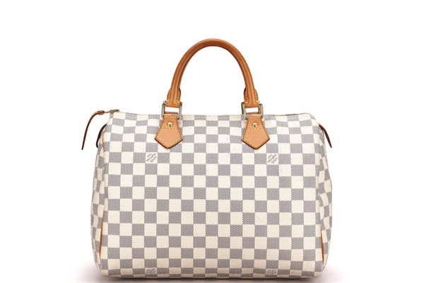 LOUIS VUITTON Saleya PM Damier Azur N51186 Handbag Mini Tote Bag White Gray