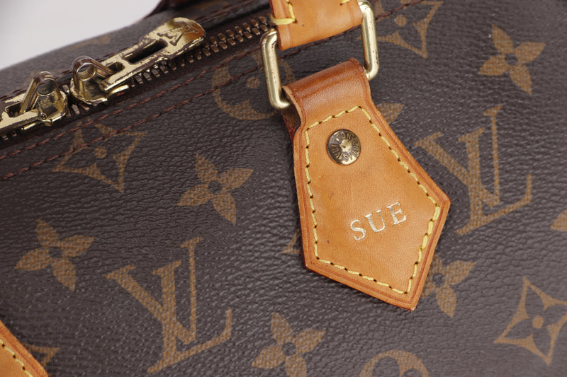 LOUIS VUITTON M41113 SPEEDY BANDOULIERE 25 (MB0166) MONOGRAM CANVAS, WITH STRAP, NO LOCK, KEYS & DUST COVER