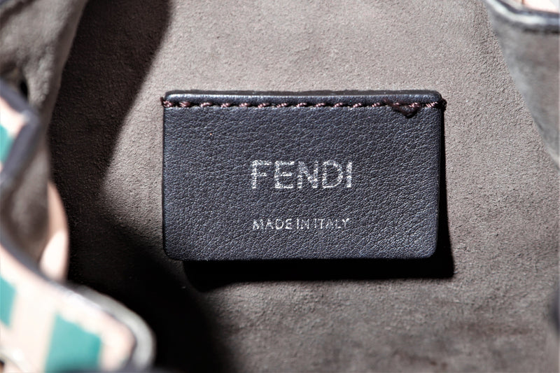 Fendi Orange Leather & Plexi Zucca Mini Mon Tresor Bag – FashionsZila