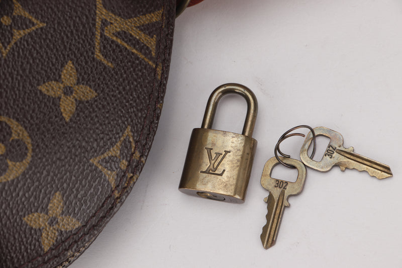 louis vuitton m53151 alma (vi0999) pm size monogram canvas, with lock,  keys, no dust cover