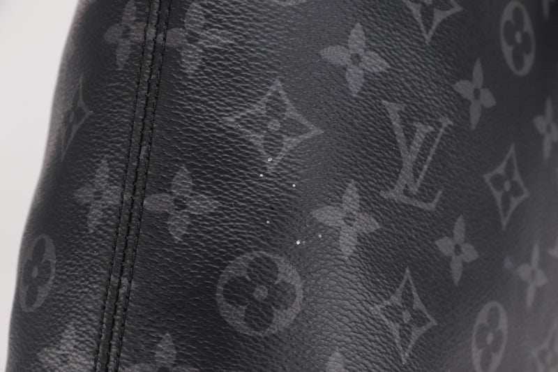 Louis Vuitton Briefcase Explorer Monogram Eclipse Black/Grey in Toile  Canvas/Leather with Dark Silver-tone - US