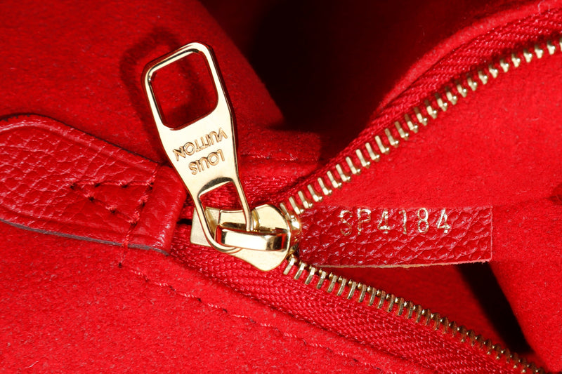 LV Monogram Empreinte Leather Saint Germain PM Red_Louis