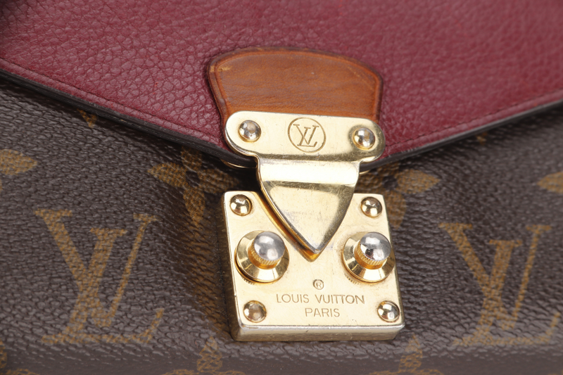 LOUIS VUITTON PORTEFEUILLE PALLAS MONOGRAM CANVAS LONG WALLET GOLD HARDWARE, NO DUST COVER