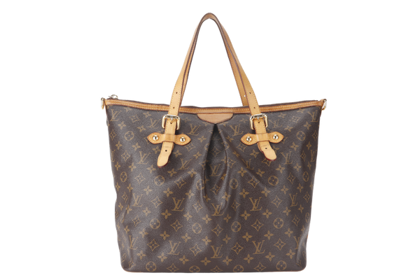 LOUIS VUITTON M40146 PALERMO GM MONOGRAM CANVAS 2WAY BAG GOLD HARDWARE NO DUST COVER