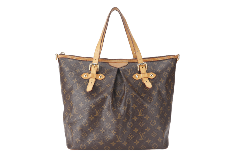 LOUIS VUITTON M40146 PALERMO GM MONOGRAM CANVAS 2WAY BAG GOLD HARDWARE NO DUST COVER