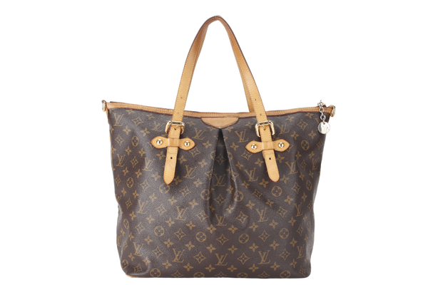 LOUIS VUITTON M40146 PALERMO GM MONOGRAM CANVAS 2WAY BAG GOLD HARDWARE NO DUST COVER