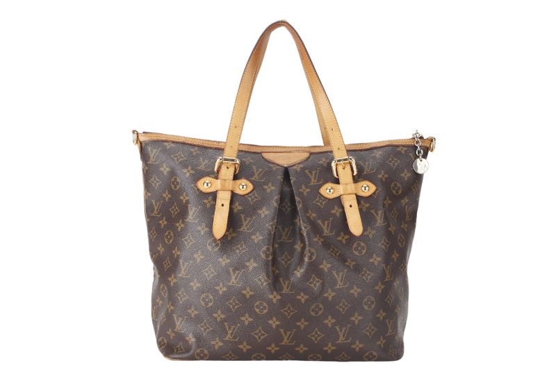 LOUIS VUITTON M40146 PALERMO GM MONOGRAM CANVAS 2WAY BAG GOLD HARDWARE NO DUST COVER