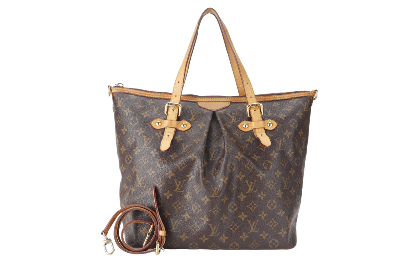 LOUIS VUITTON M40146 PALERMO GM MONOGRAM CANVAS 2WAY BAG GOLD HARDWARE NO DUST COVER