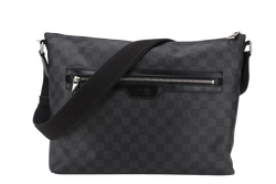 LOUIS VUITTON N41105 MICK GM DAMIER GRAPHITE MESSENGER BAG CANVAS NO DUST COVER