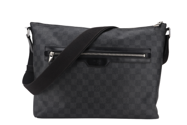 LOUIS VUITTON N41105 MICK GM DAMIER GRAPHITE MESSENGER BAG CANVAS NO DUST COVER