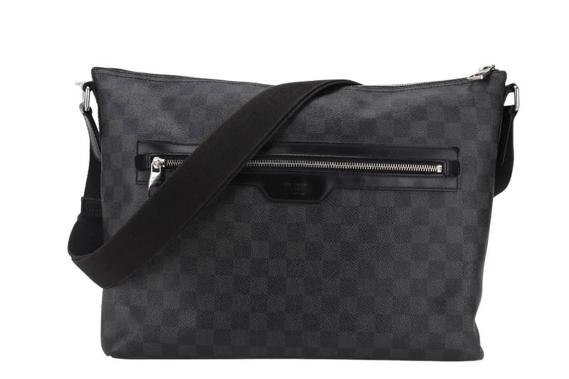 LOUIS VUITTON N41105 MICK GM DAMIER GRAPHITE MESSENGER BAG CANVAS NO DUST COVER