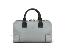 LOEWE AMAZONA GREEN CALFSKIN SILVER HARDWARE, WITH DUST COVER
