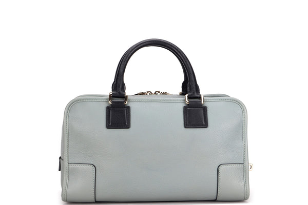 LOEWE AMAZONA GREEN CALFSKIN SILVER HARDWARE, WITH DUST COVER