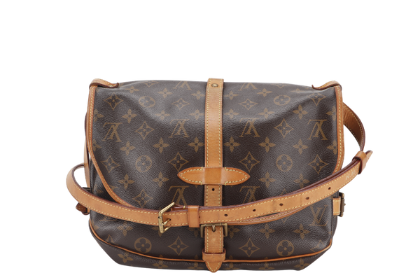 LOUIS VUITTON M42256 SAUMUR 30 MONOGRAM CANVAS NO DUST COVER AND NO BOX