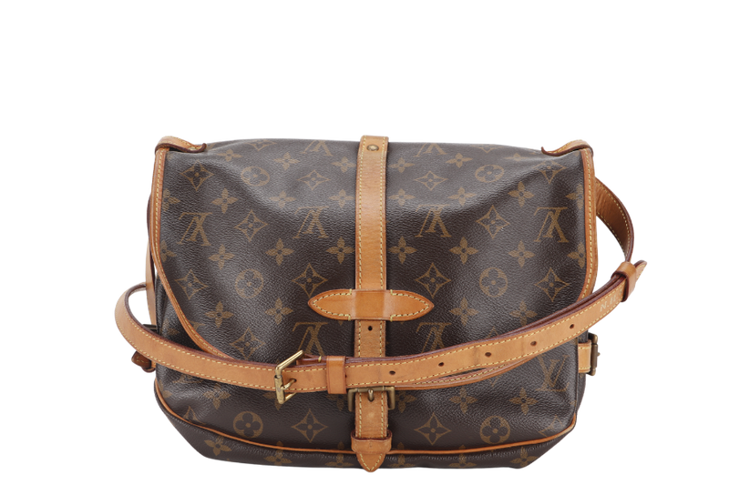 LOUIS VUITTON M42256 SAUMUR 30 MONOGRAM CANVAS NO DUST COVER AND NO BOX