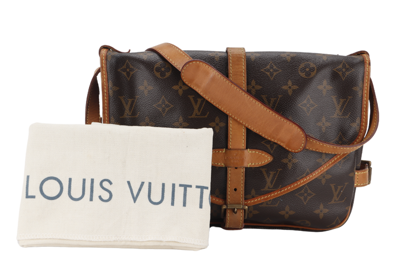 LOUIS VUITTON M42256 SAUMUR 30 MONOGRAM CANVAS NO DUST COVER AND NO BOX