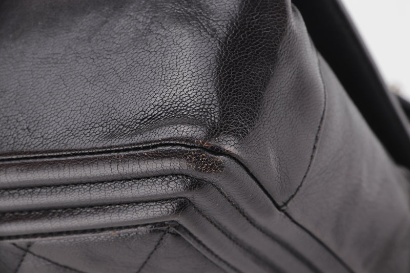 Chanel Sac à Rabat Black Leather ref.559910 - Joli Closet