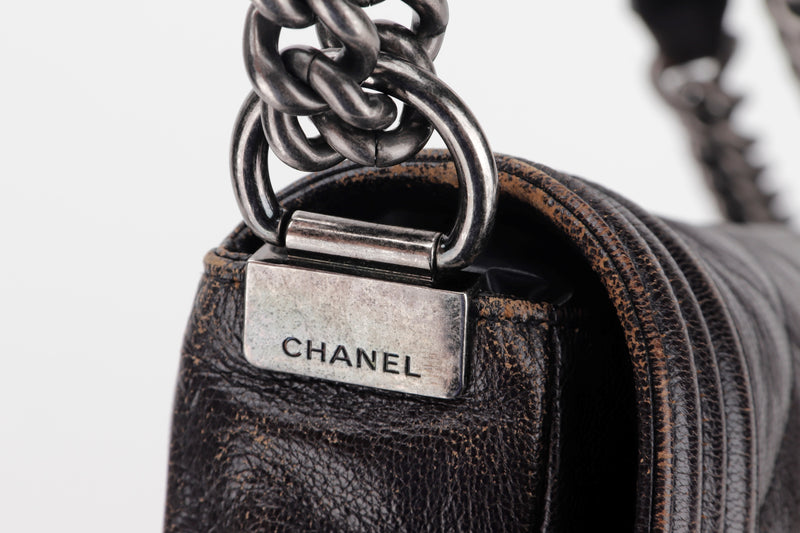 Chanel vintage bag Black Leather ref.145457 - Joli Closet