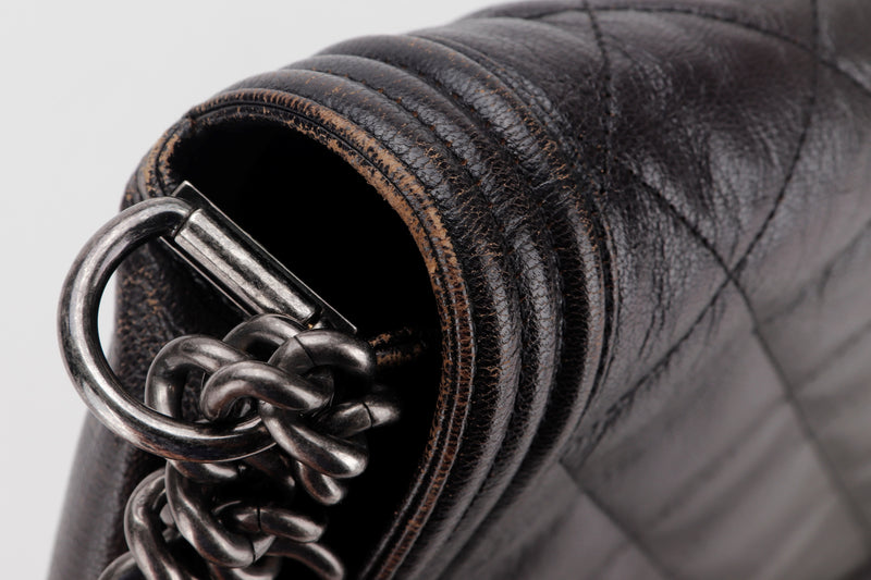 Chanel vintage bag Black Leather ref.145457 - Joli Closet