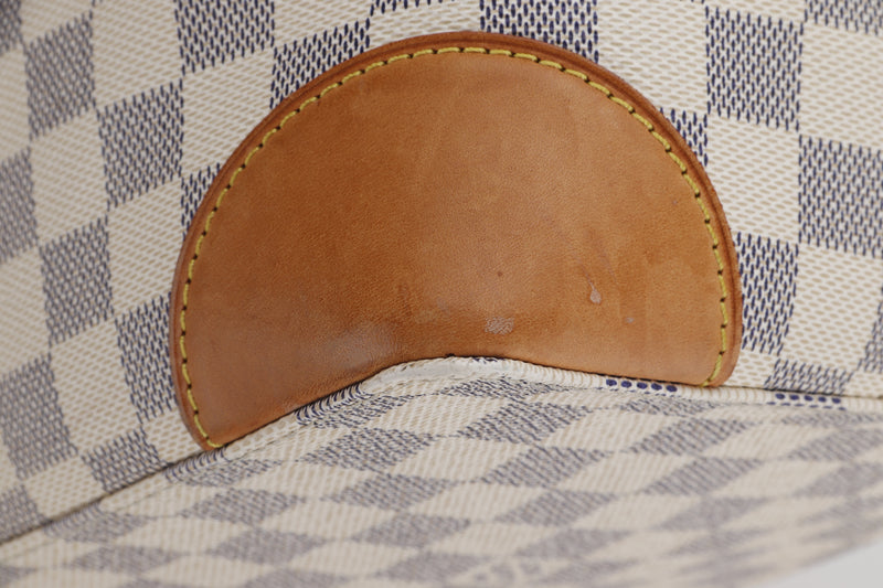louis vuitton n51204 hampstead shoulder tote bag (sp0067) mm brown damier ebene  canvas gold hardware, no dust cover