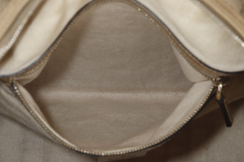 Gucci GG Canvas Princy Boston Bag - Gold Shoulder Bags, Handbags -  GUC1225255
