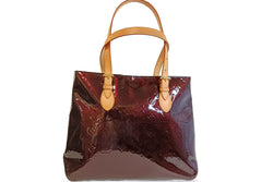 LOUIS VUITTON M91994 BRENTWOOD TOTE (FL2077) BURGUNDY VERNIS GOLD HARDWARE, WITH DUST COVER