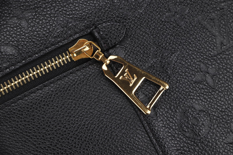 LOUIS VUITTON M44014 MELIE (DU1187) NOIR MONOGRAM EMPREINTE LEATHER GOLD HARDWARE, NO DUST COVER