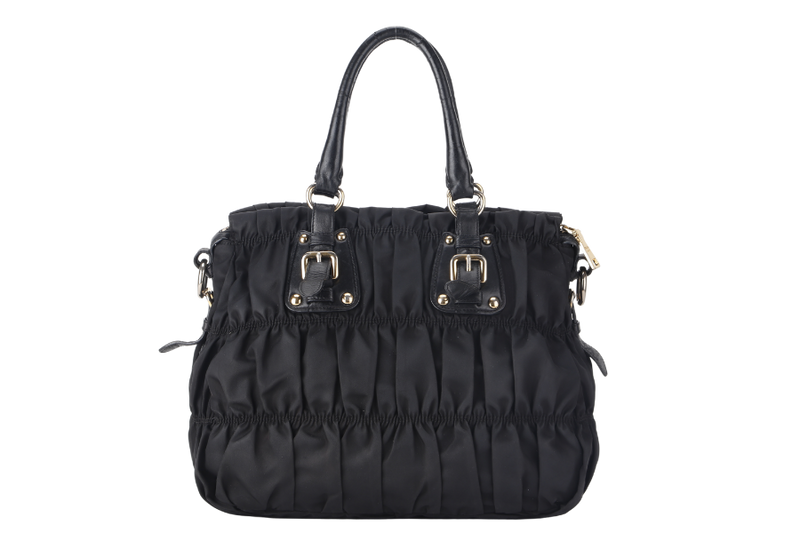 Prada tessuto gaufre nylon bag hotsell