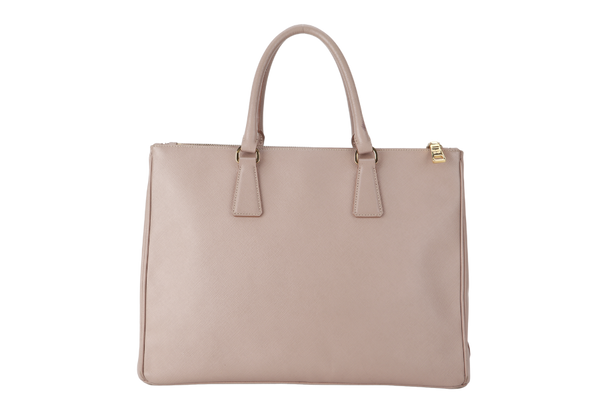 PRADA GALLERIA (BN1802) LIGHT PINK VITELLO DAINO LEATHER GOLD HARDWARE NO DUST COVER