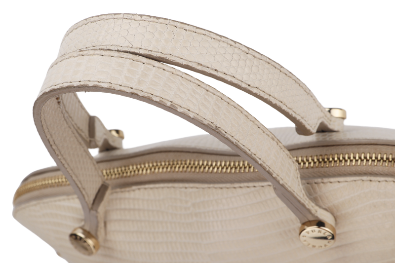 FURLA PIPER BAG MEDIUM BEIGE LEATHER GOLD HARDWARE, WITH STRAP & DUST COVER