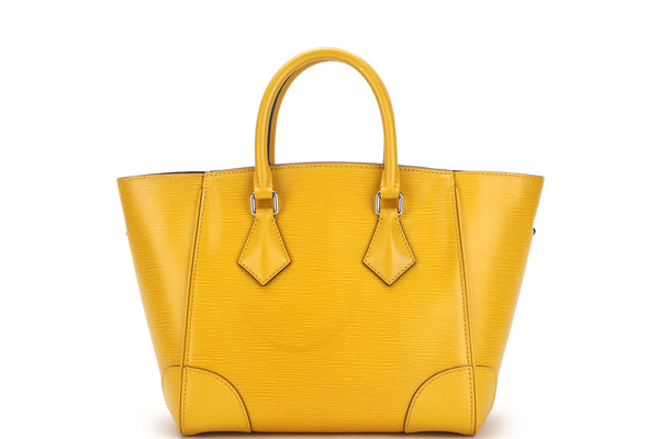 LOUIS VUITTON M50941 PHENIX 2 WAY BAG (CA0166) PM YELLOW EPI LEATHER SILVER HARDWARE, WITH DUST COVER