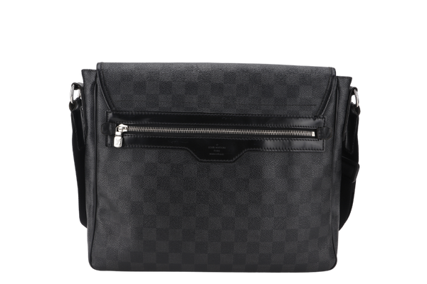 LOUIS VUITTON N58029 DANIEL MM DAMIER GRAPHITE SILVER HARDWARE NO DUST COVER