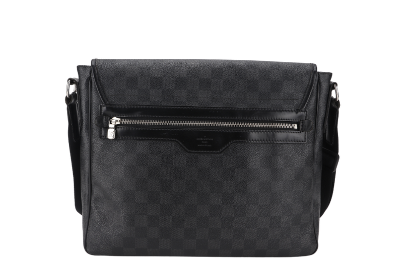 LOUIS VUITTON N58029 DANIEL MM DAMIER GRAPHITE SILVER HARDWARE NO DUST COVER