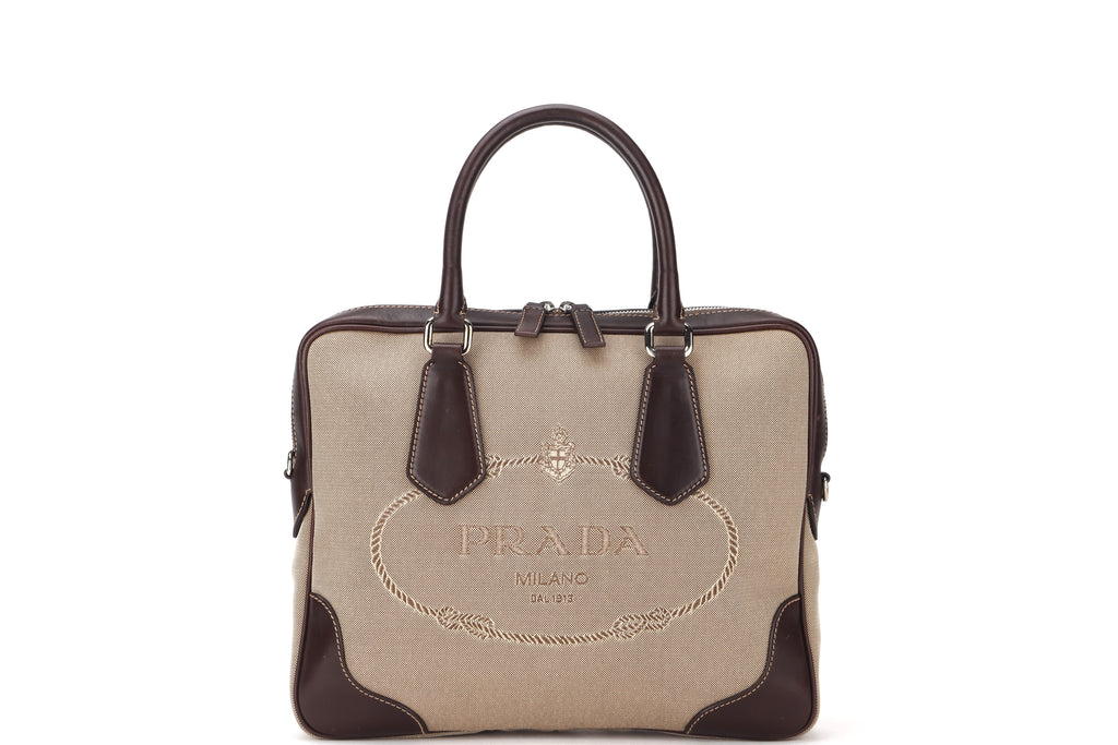 Prada logo jacquard online shoulder bag