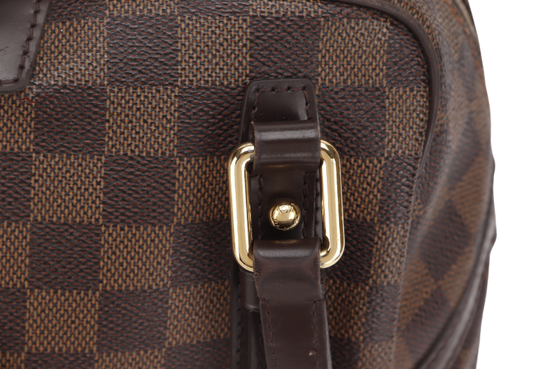 LOUIS VUITTON N41157 RIVINGTON PM DAMIER EBENE CANVAS GOLD HARDWARE WITH DUST COVER