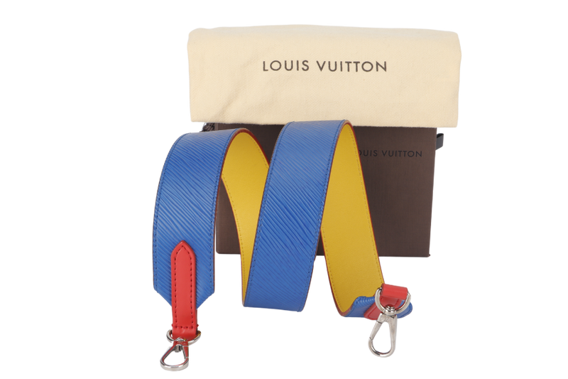 LOUIS VUITTON BANDOULIERE STRAP (J02298) MULTICOLOR WITH DUST COVER AND BOX