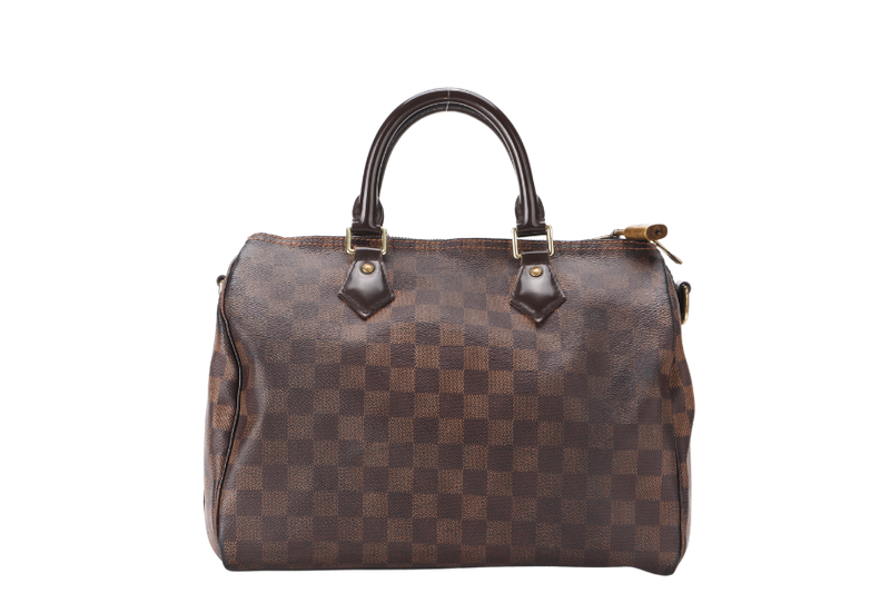 LOUIS VUITTON BANDOULIER 30 (N41367) DAMIER EBENE CANVAS GOLD HARDWARE WITH STRAP NO DUST COVER