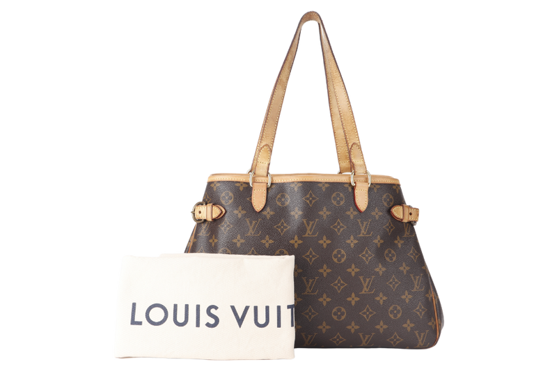 LOUIS VUITTON M51154 BATIGNOLLES TOTE BAG MONOGRAM CANVAS GOLD HARDWARE WITH DUST COVER