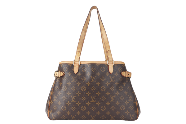 LOUIS VUITTON M51154 BATIGNOLLES TOTE BAG MONOGRAM CANVAS GOLD HARDWARE WITH DUST COVER