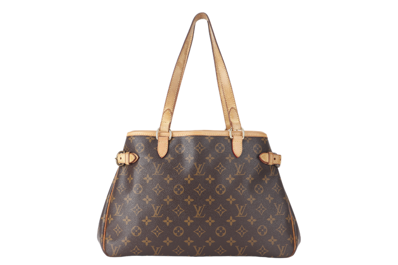 LOUIS VUITTON M51154 BATIGNOLLES TOTE BAG MONOGRAM CANVAS GOLD HARDWARE WITH DUST COVER