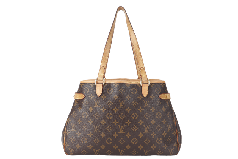 LOUIS VUITTON M51154 BATIGNOLLES TOTE BAG MONOGRAM CANVAS GOLD HARDWARE WITH DUST COVER