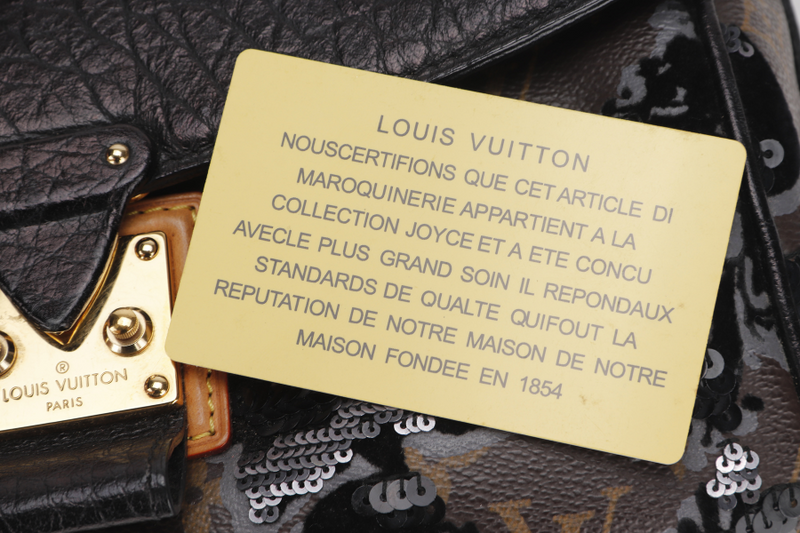 LOUIS VUITTON M40434 FLEUR DE JAI CARROUSEL LIMITED EDITION HANDBAG (TJ3170) MEDIUM BROWN NOIR MONOGRAM CANVAS & LEATHER GHW, WITH LOCK & KEYS & DUST COVER