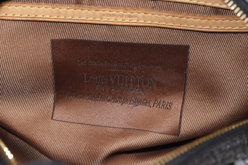 LOUIS VUITTON M40434 FLEUR DE JAI CARROUSEL LIMITED EDITION HANDBAG (TJ3170) MEDIUM BROWN NOIR MONOGRAM CANVAS & LEATHER GHW, WITH LOCK & KEYS & DUST COVER