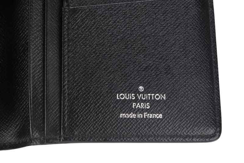 LOUIS VUITTON N62665 BRAZZA DAMIER GRAPHITE LONG WALLET WITH BOX, NO DUST COVER